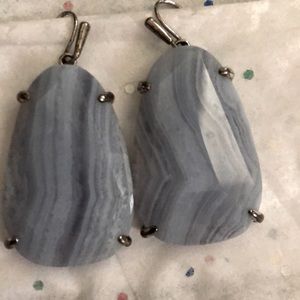 Retired Kendra Scott Large Blue Lace Agate
